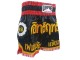 Lumpinee Black Kids Muay Thai shorts with tassles : LUM-017